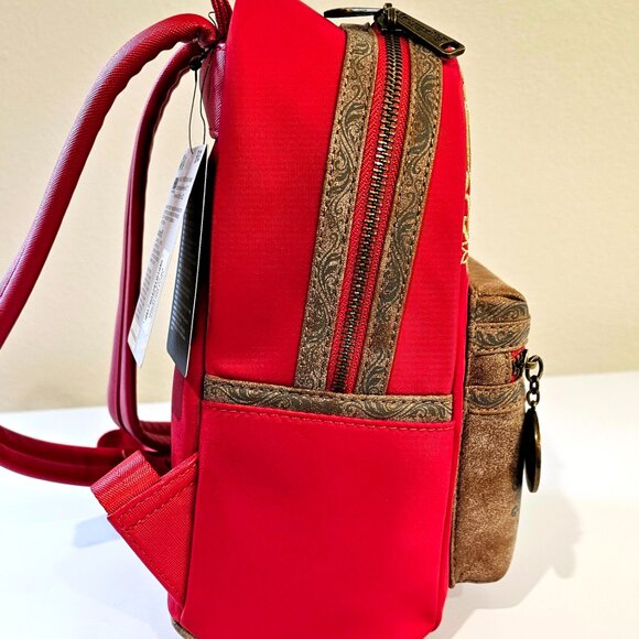 Loungefly Game of Thrones House Lannister Mini Backpack Red Gold main image 3